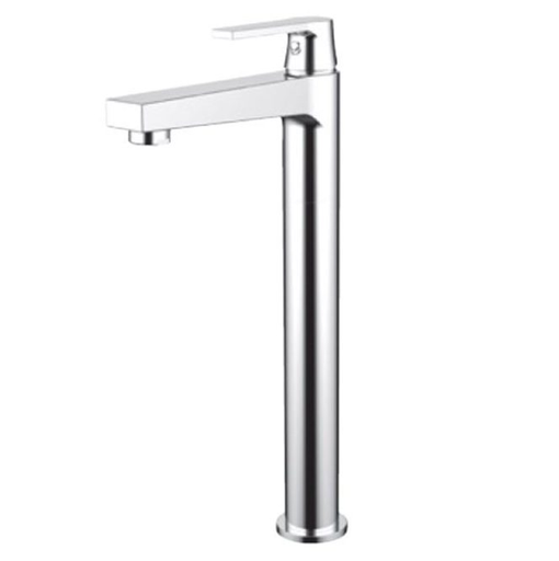 Grifo De Lavamano Pfister Lainz Monomando Cuello Alto Plateado