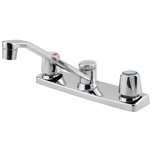 Grifo Pfister Doble Manillas Plateado