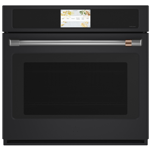 Horno Electrico 76 Cm Cafe Professional Smart De Conveccion Con Camara Empotrable Negro Mate