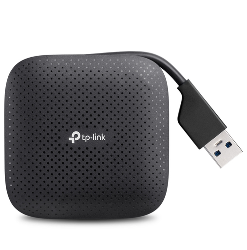 Hub Portatil Tp-Link 4 Puertos Usb 3.0 5 Gbps Negro