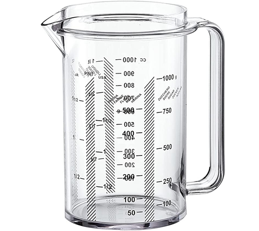 Jarra Medidora Guzzini 1 Lt Transparente 