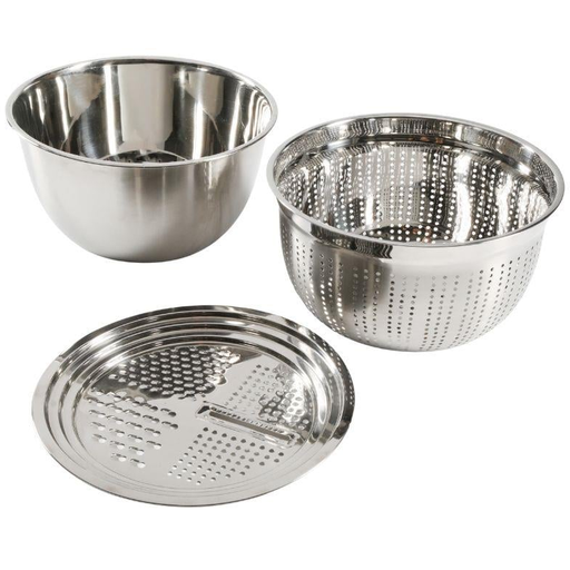 Juego De Bolws Oster Para Ensaladas Con Rallador Acero