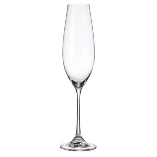 Juego De Copas Bohemia Columba 6 Pzas 260 Ml De Cristal Transparente