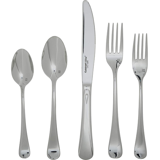 Juego De Cubiertos Cuisinart Trevoux 20 Pzas Plateado