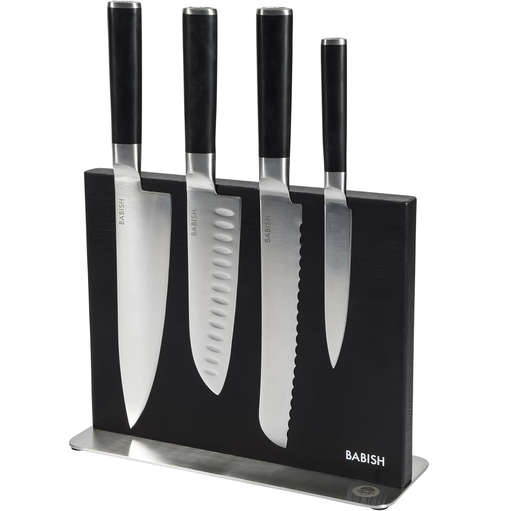 Juego De Cuchillos Babish 5 Pzas Con Base Negro