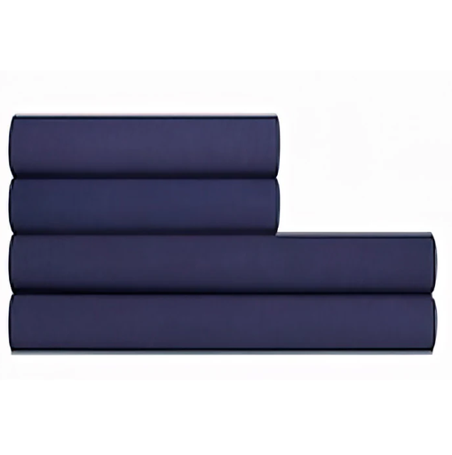 Juego De Sabanas Nautica Basic Full 4 Pzas Azul Marino