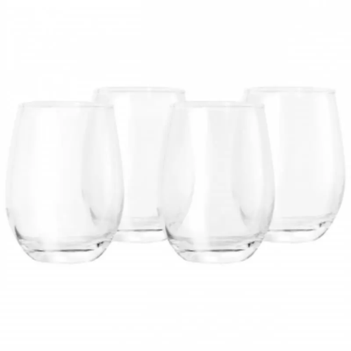 Juego De Vasos De Vino Gibson Home Belinni 4 Pzas 532 Ml De Vidrio Transparente