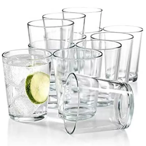Juego De Vasos Martha Stewart Home 12 Pzas Transparente