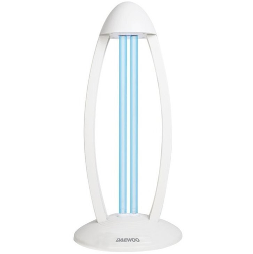 Lampara De Desinfeccion Daewoo Ultravioleta Con Control Remoto Blanco