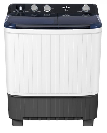 Lavadora Semi Automatica 13 Kg Mabe Doble Tina Blanco