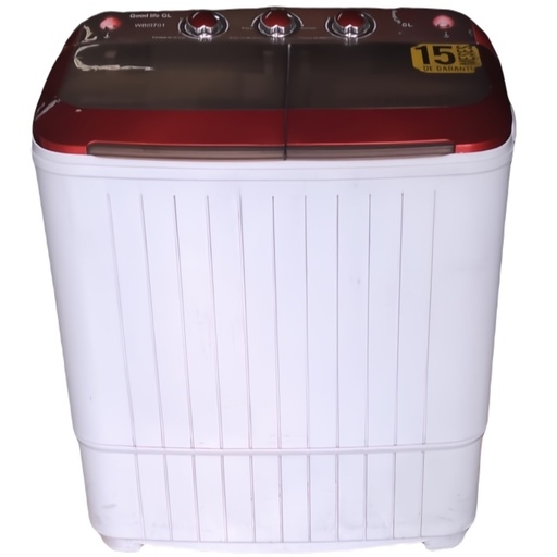 Lavadora Semi Automatica 6 Kg Good Life Doble Tina Blanco