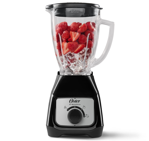 Licuadora Oster 1.5 Lts 2 vel Vaso De Vidrio 500W Negro