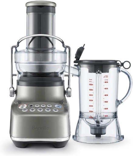 Licuadora Y Procesador De Alimentos Breville Bluicer 3 en 1 1.5 Lts5 Vel 1000W Plateado