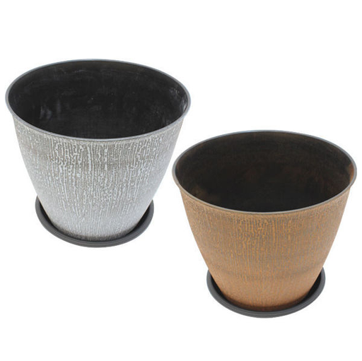 Macetero Life Art 21.5 Cm Con Plato 