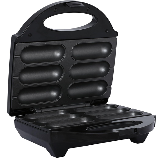 Maquina De Salchichas Brentwood De 6 Porciones Antiadherente 750W Negro