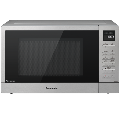 Microondas 1.2 Pies Panasonic Inverter 16 Menus Automaticos Plateado