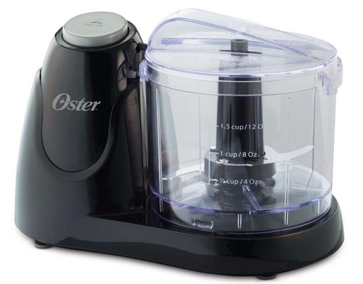 Mini Procesador De Alimentos Oster 1.5 Tazas 1 Vel Funcion De Pulso 70W Negro