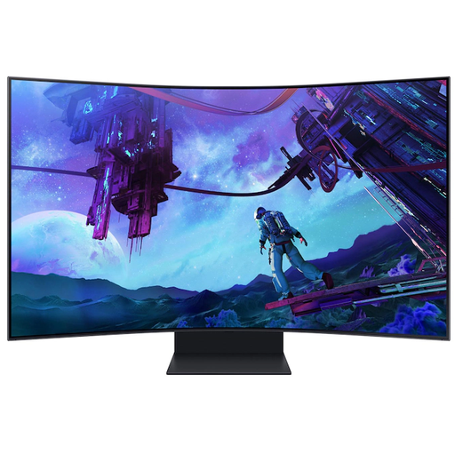 Monitor 55" Samsung Odyssey Ark Gen2 Curvo UHD 4K Quantum Mini LED 1 ms 165Hz AMD FreeSync Negro