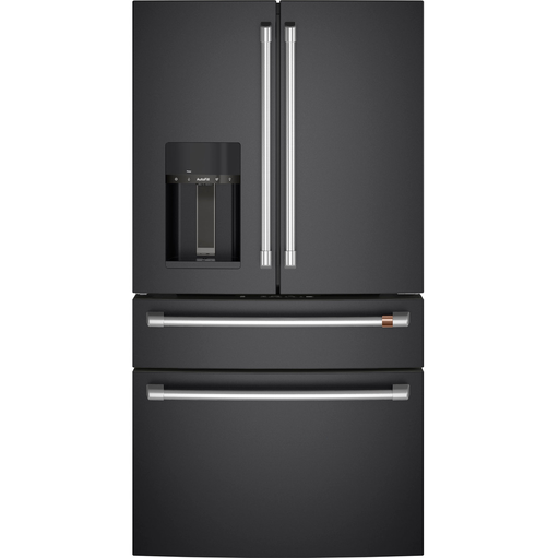 Nevera Cafe 23 Pies Smart Con Dispensador 4 Ptas 91 Cm Negro Mate