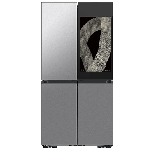 Nevera Samsung Bespoke 29 Pies AI Family Hub Inverter FlexZone 5 Modos Apertura Automatica 4 Ptas 92 Cm Gris