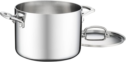 Olla Francesa Cuisinart 5.6 Lts Con Tapa Y Triple Capa Acero