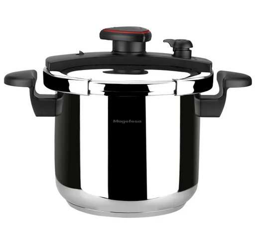 Olla De Presion Magefesa Astra Gourmet 6 lts 5 Sistemas De Seguridad Acero