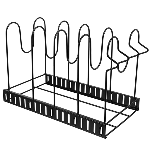 Organizador De Tapas Y Platos Kennedy Metalico Negro