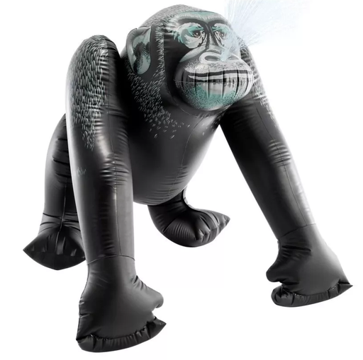 Parque Acuatico Intex Rociador De Agua Forma De Gorila Negro