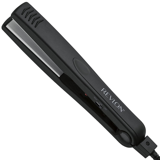 Plancha De Cabello Revlon Straight De Ceramica 25 Mm 1" 400°F Negro