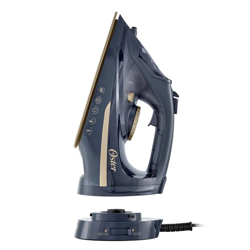 Plancha De Ropa Oster A Vapor Inalambrica 2 En 1 Antiadherente Con Suela De Ceramica Azul Niebla