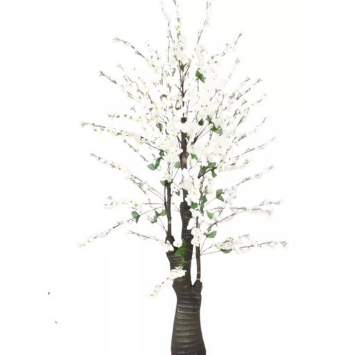 Planta Artificial De Cerezo 1.7 Mts Blanco