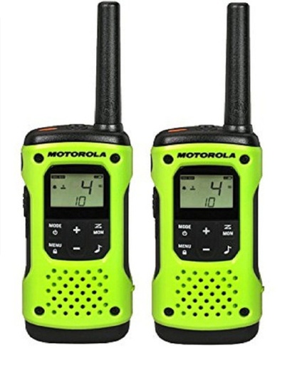 Radios De Comunicacion Motorola (2) 22 Canales Alcance 56 Km Resistente Al Agua Verde
