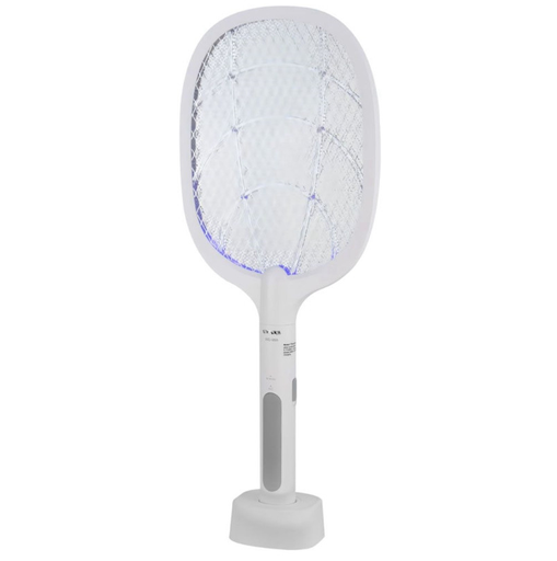 Raqueta Mata Mosquito Satellite Recargable Blanco