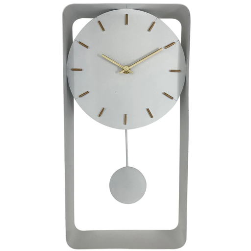 Reloj De Pared Concepts Tipo Pendulo 20X5.5X40 Cm Blanco