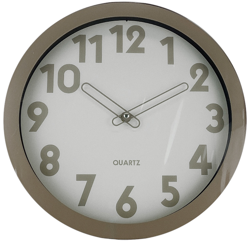 Reloj De Pared Times Tower 30 Cm Marron Y Beige