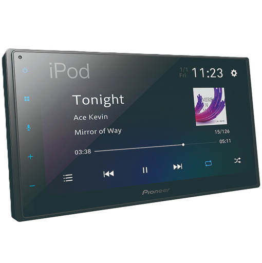 Reproductor Para Vehiculo Pioneer 20 Cm Con Wifi Bluetooth Pantalla Negro