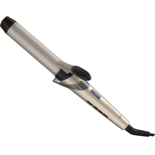 Rizador De Cabello Remington Pro Tecnologia Color Care De Ceramica 32 Mm 1 1/4" 410°F Protege El Cabello Teñido Beige