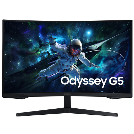 Monitor 32" Samsung Odyssey G5 QHD Curvo 1000R 1 ms 165Hz AMD FreeSync Negro