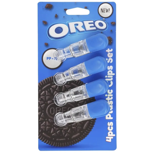 Set De Clips Oreo 4 Pzas Azul