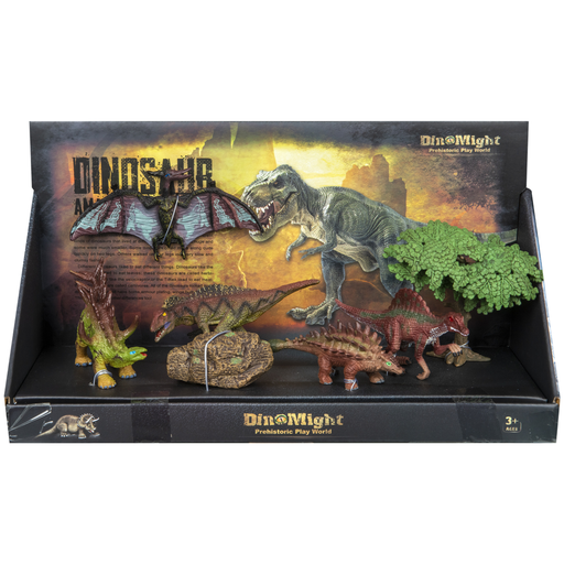 Set De Dinosaurios Dino Might Prehistoric Play World Multicolor