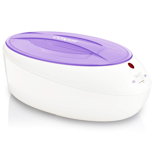 Sistema Hidratante Conair Con Bano De Termal Parafina Para Manos Codos Y Talones Blanco Y Morado