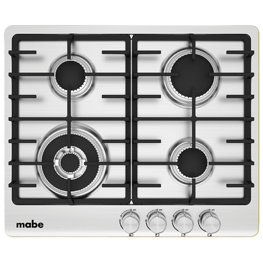 Tope A Gas 60 Cm Mabe Con Perillas Acero