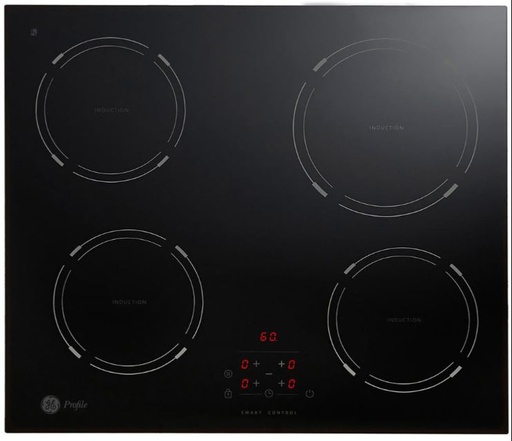 Tope Electrico 60 Cm GE Profile Control Tactil Vitroceramica Negro