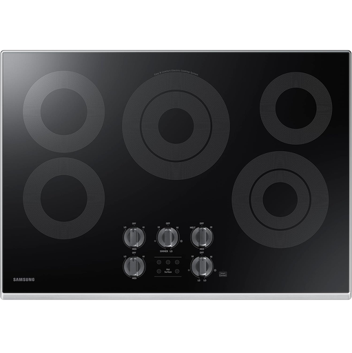 Tope Electrico 76 Cm Samsung Smart Con Perillas Vitroceramica Negro