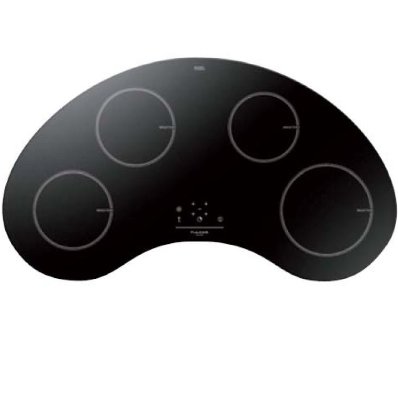 Tope Electrico 90 Cm Fulgor De Induccion Vitroceramica Negro