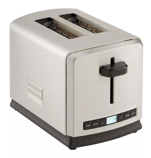 Tostadora De Pan Frigidaire Professional 2 Rebanadas Ranuras Extra Anchas 7 Niveles Acero