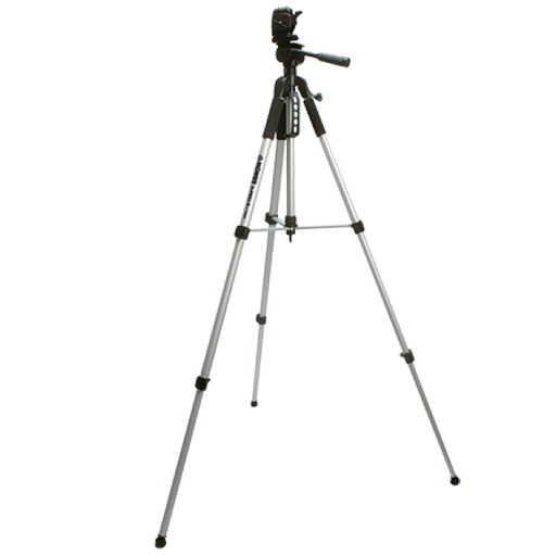 Tripode Konus 3 Pod-6 3 Secciones Altura 165 Cm Con Bolsa De Nylon Negro Y Plateado