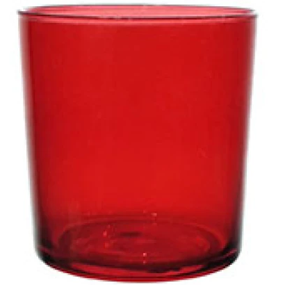 Juego De Vasos Pasabahce Bistro 6 Pzas 380 Ml Rojo