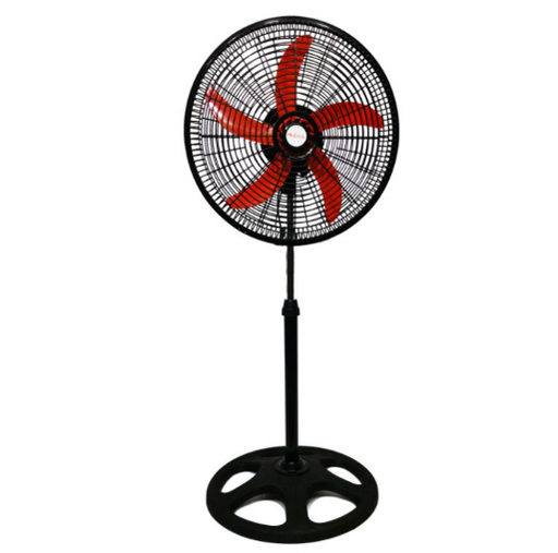 Ventilador De Pedestal Milexus 45 Cm 3 Vel 5 Aspas Oscilante Naranja