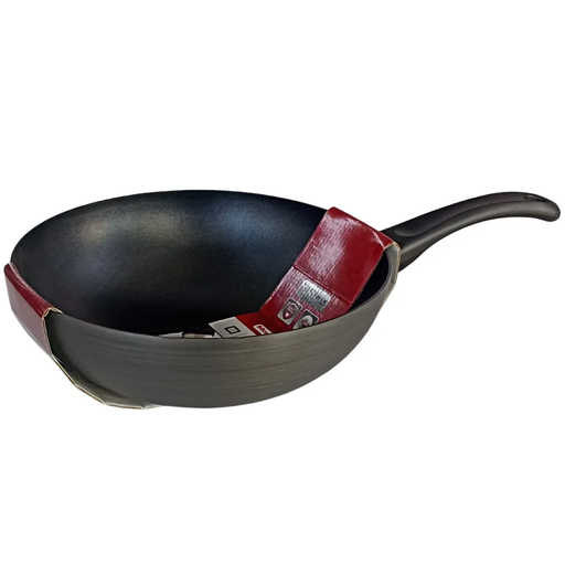 Wok Magefesa Practix 28 Cm Aluminio Anodizado Negro 